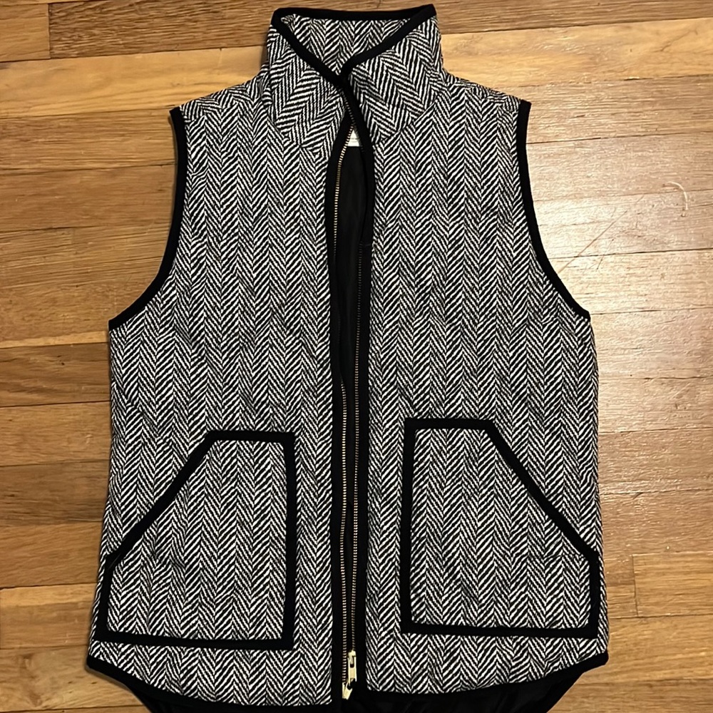 Jcrew herringbone vest